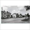 Vykort. Småland. Lammhult. Växjövägen. Gamla formatet.